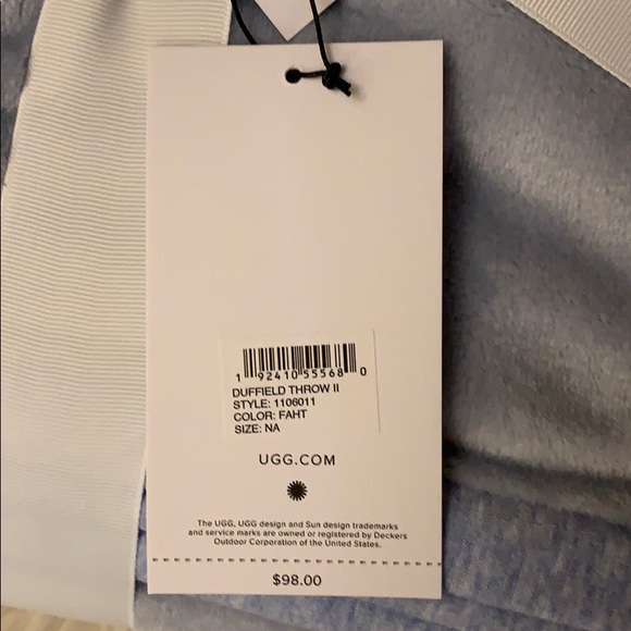 **HP**UGG Baby Blue Duffield Throw II - Picture 3 of 4